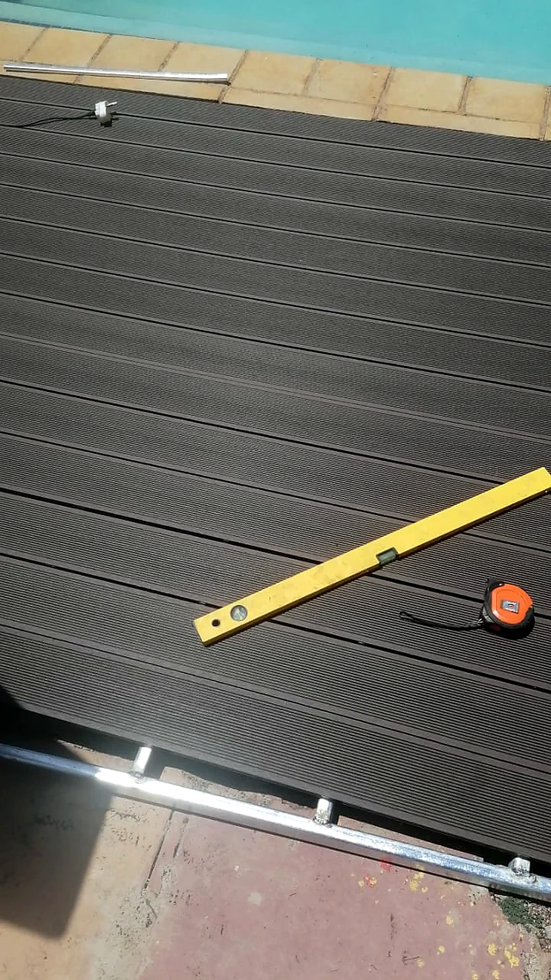 Composite poolside decking
